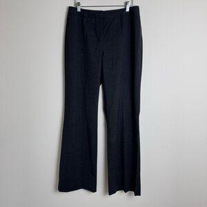 Lafayette 148 grey wool menswear trouser career pants straight leg 8